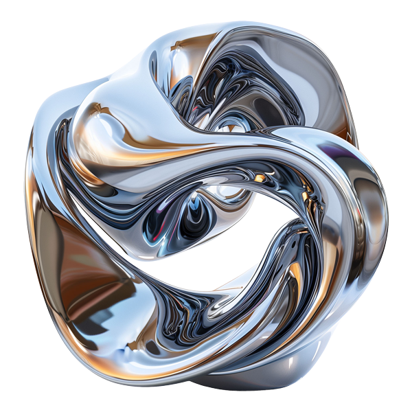 abstrakt metallform